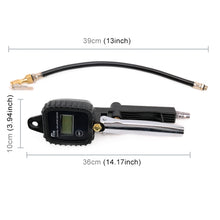 Load image into Gallery viewer, Car Multi-functional Digital LCD Display Tire Air Pressure Inflator Gauge Vehicle Tester Inflation Monitoring, Display Tire Air Pressure
