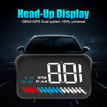 Load image into Gallery viewer, M7 3.5 inch Universal Car OBD2 + GPS HUD Vehicle-mounted Head Up Display Fuel Consumption, M7