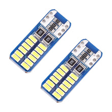 Load image into Gallery viewer, 2 PCS T10 / W5W / 168 / 194 DC12V 1.4W 6000K 90LM 12LEDs SMD-3014 Car Reading Lamp Clearance Light, with Decoder, T10 / W5W / 168 / 194(90LM)