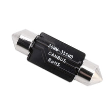 Load image into Gallery viewer, 2 PCS 36mm DC12V / 1.2W / 6000K / 80LM 33LEDs SMD-3014 Car License Plate Light / Dome Light, with Decoder, 36mm