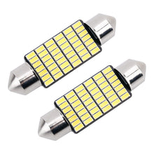 Load image into Gallery viewer, 2 PCS 39mm DC12V / 1.2W / 6000K / 80LM 42LEDs SMD-3014 Car License Plate Light / Dome Light, with Decoder, 39mm