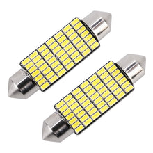 Load image into Gallery viewer, 2 PCS 41mm DC12V / 1.2W / 6000K / 80LM 49LEDs SMD-3014 Car License Plate Light / Dome Light, with Decoder, 41mm