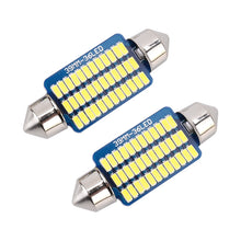 Load image into Gallery viewer, 2 PCS 39mm DC12V / 1.5W / 6000K / 100LM 36LEDs SMD-3014 Car License Plate Light / Dome Light, with Decoder, 1.5W 39mm