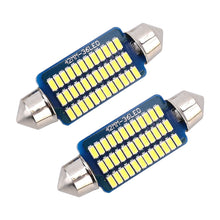 Load image into Gallery viewer, 2 PCS 41mm DC12V / 1.5W / 6000K / 100LM 36LEDs SMD-3014 Car License Plate Light / Dome Light, with Decoder, 1.5W 41mm