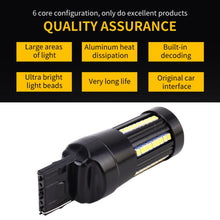 Load image into Gallery viewer, 2 PCS T20 / 7440 DC9-16V / 8.2W / 6000K / 655LM Car Auto Reversing Lights / Turn Light 66LEDs SMD-2016 Lamps, 7440