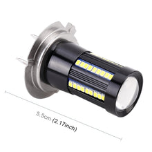 Load image into Gallery viewer, 2 PCS H7 DC9-16V / 8.2W / 6000K / 655LM Car Auto Fog Light 66LEDs SMD-2016 Lamps, H7