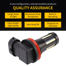 Load image into Gallery viewer, 2 PCS H11 / H8 DC9-16V / 8.2W / 6000K / 655LM Car Auto Fog Light 66LEDs SMD-2016 Lamps, H11 / H8