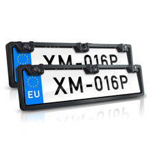 Load image into Gallery viewer, PZ600L-2 Europe Car License Plate Frame Front Rear View Camera, PZ600L-2
