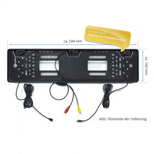 Load image into Gallery viewer, PZ600L-2 Europe Car License Plate Frame Front Rear View Camera, PZ600L-2