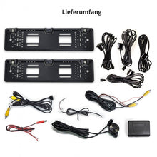 Load image into Gallery viewer, PZ600L-2 Europe Car License Plate Frame Front Rear View Camera, PZ600L-2
