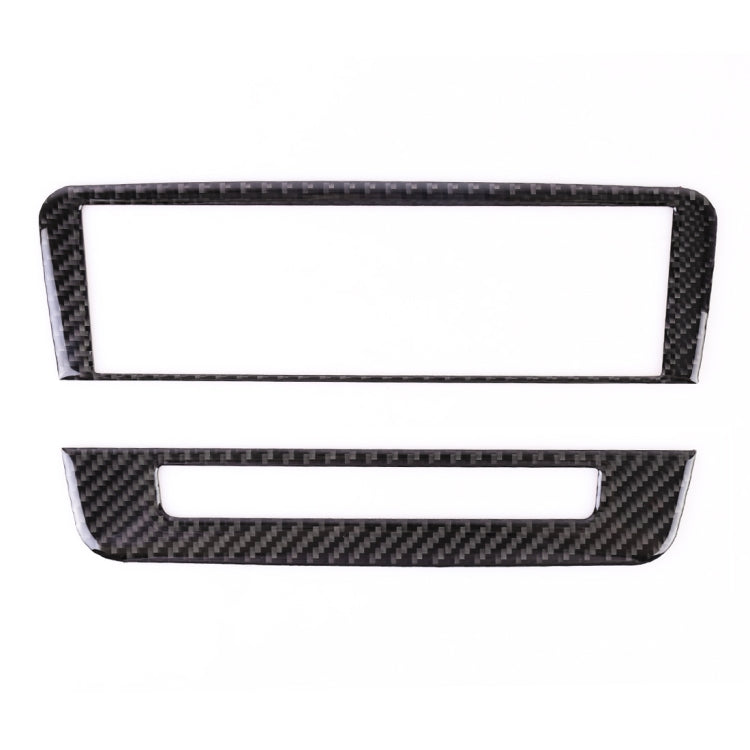 Car Carbon Fiber CD Panel Decorative Sticker for Mercedes-Benz GLA 2015-2018, CD Panel