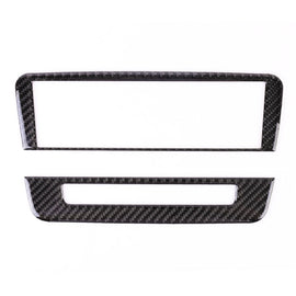 Car Carbon Fiber CD Panel Decorative Sticker for Mercedes-Benz GLA 2015-2018, CD Panel