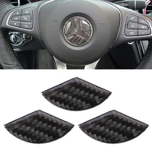 Load image into Gallery viewer, Car Carbon Fiber Steering Wheel Decorative Sticker for Mercedes-Benz GLA 2015-2018, Steering Wheel