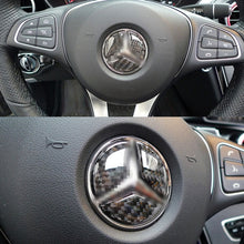Load image into Gallery viewer, Car Carbon Fiber Steering Wheel Decorative Sticker for Mercedes-Benz GLA 2015-2018, Steering Wheel