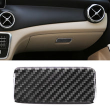 Load image into Gallery viewer, Car Carbon Fiber Central Control Storage Box Panel Decorative Sticker for Mercedes-Benz GLA 2015-2018, Central Control Storage Box Panel