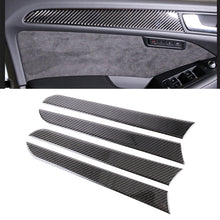 Load image into Gallery viewer, 4 PCS Car Carbon Fiber Inner Door Panel Decorative Sticker for Audi A4L / A5 / Q5 2009-2016, Inner Door Panel