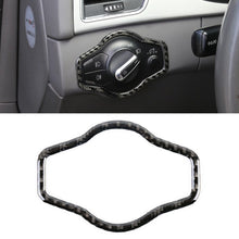 Load image into Gallery viewer, Car Carbon Fiber Headlight Switch Button Decorative Sticker for Audi A4L / A5 / Q5 2009-2016, Headlight Switch Button
