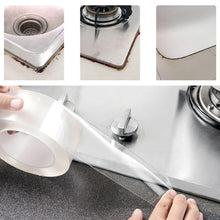Load image into Gallery viewer, Acrylic Rubber Kitchen and Bathroom Waterproof Moisture-proof Tape Mildew Proof Stickers Size: 3cm x 3m, Thickness: 0.5mm, 3cm x 3m