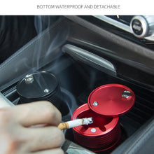 Load image into Gallery viewer, Universal Portable Car Metal Trash Rubbish Bin Ashtray, Universal Black, Universal Red