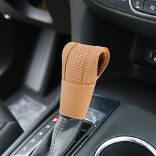 Load image into Gallery viewer, Universal Nonslip Breathable Genuine Leather Car Gear Shift Knob Cover