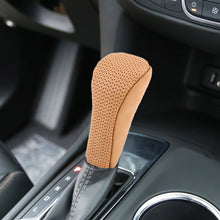 Load image into Gallery viewer, Universal Nonslip Breathable Genuine Leather Car Gear Shift Knob Cover