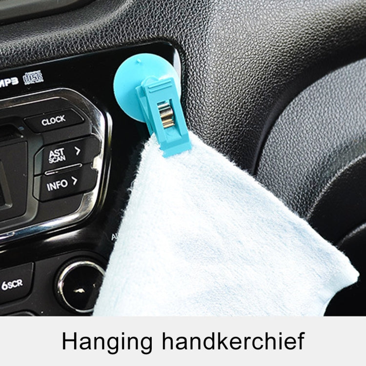 2 PCS Car Windshield Multi-functional Suction Cup Clip, Random Color Delivery, Suction Cup Clip