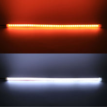 Load image into Gallery viewer, 2 PCS 30cm DC12V 3.2W Ultra-thin Car Auto Double Colors Turn Lights / Running Lights (Turn Lights: Yellow Light; Running Lights: White Light), 30cm DC12V 3.2W