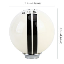 Load image into Gallery viewer, Universal Vehicle Ball Shape Modified Resin Shifter Manual 6-Speed Right-R Gear Shift Knob