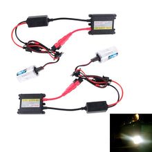 Load image into Gallery viewer, 2PCS 35W HB4/9006 2800 LM Slim HID Xenon Light with 2 Alloy HID Ballast, High Intensity Discharge Lamp, Color Temperature: 4300K, 9006