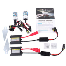 Load image into Gallery viewer, 2PCS 35W HB4/9006 2800 LM Slim HID Xenon Light with 2 Alloy HID Ballast, High Intensity Discharge Lamp, Color Temperature: 8000K, 9006
