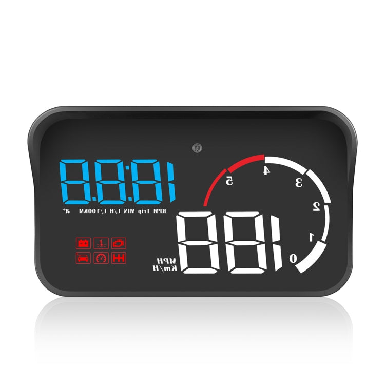 M10 3.5 inch Universal Car OBD2 HUD Vehicle-mounted Head Up Display, M10(Blue), M10(Yellow)