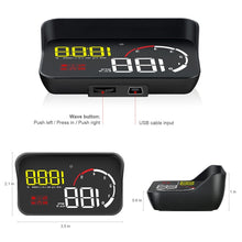 Load image into Gallery viewer, M10 3.5 inch Universal Car OBD2 HUD Vehicle-mounted Head Up Display, M10(Blue), M10(Yellow)