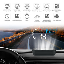 Load image into Gallery viewer, M10 3.5 inch Universal Car OBD2 HUD Vehicle-mounted Head Up Display, M10(Blue), M10(Yellow)
