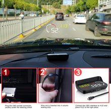 Load image into Gallery viewer, M10 3.5 inch Universal Car OBD2 HUD Vehicle-mounted Head Up Display, M10(Blue), M10(Yellow)