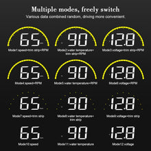 Load image into Gallery viewer, C700 2.6 inch Universal Car OBD2 HUD Vehicle-mounted Head Up Display, C700
