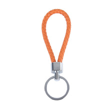 Load image into Gallery viewer, 5pcs Car Key Ring Holder With Leather Strip, Car Key Ring Holder(Dark Red), Car Key Ring Holder(Black), Car Key Ring Holder(Orange), Car Key Ring Holder(Pink), Car Key Ring Holder(Blue), Car Key Ring Holder(Magenta), Car Key Ring Holder(Red)           ...
