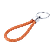 Load image into Gallery viewer, 5pcs Car Key Ring Holder With Leather Strip, Car Key Ring Holder(Dark Red), Car Key Ring Holder(Black), Car Key Ring Holder(Orange), Car Key Ring Holder(Pink), Car Key Ring Holder(Blue), Car Key Ring Holder(Magenta), Car Key Ring Holder(Red)           ...