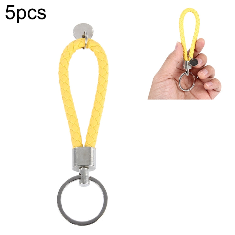 5pcs Car Key Ring Holder With Leather Strip, Car Key Ring Holder(Dark Red), Car Key Ring Holder(Black), Car Key Ring Holder(Orange), Car Key Ring Holder(Pink), Car Key Ring Holder(Blue), Car Key Ring Holder(Magenta), Car Key Ring Holder(Red)           ...