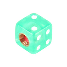 Load image into Gallery viewer, 4 PCS Plastic Plated Dice Shape Universal Tire Valve Stem Cap, Dice Shape 6, Dice Shape  6