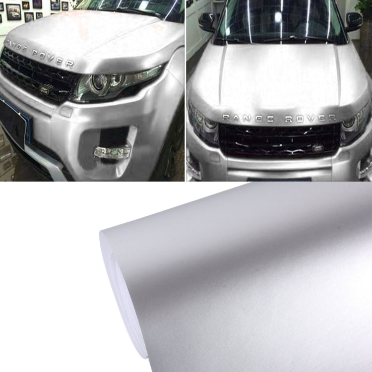 1.52m x 0.5m Ice Blue Metallic Matte Icy Ice Car Decal Wrap Auto Wrapping Vehicle Sticker Motorcycle Sheet Tint Vinyl Air Bubble Free, 1.5m * 0.5m