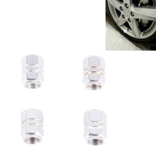 Load image into Gallery viewer, 4PCS SA Metal Plated Hexagon Shape Universal Tire Valve Stem Cap, Hexagon Shape