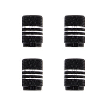 Load image into Gallery viewer, 4PCS Metal Plated Circular Shape Universal Tire Valve Stem Cap With White Diamond, Circular Shape