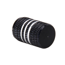 Load image into Gallery viewer, 4PCS Metal Plated Circular Shape Universal Tire Valve Stem Cap With White Diamond, Circular Shape