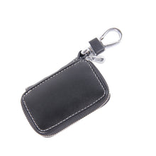 Load image into Gallery viewer, Universal Leather Flash Powder Texture Waist Hanging Zipper Wallets Key Holder Bag (No Include Key), Flash Powder Texture Black