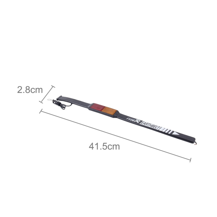 Vehicle Car Anti Static Strap Earth Belt Ground Wire Strap Reflective， Random Color Delivery, Car Anti Static Strap 2