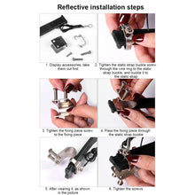 Load image into Gallery viewer, Vehicle Car Anti Static Strap Earth Belt Ground Wire Strap Reflective， Random Color Delivery, Car Anti Static Strap 2