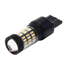 Load image into Gallery viewer, 7443 5W 350LM 60LEDs DC 12V 6000K SMD-4014 Car Auto Brake Light Turn Signal Lights (White Light+Yellow Light), 7443 5W