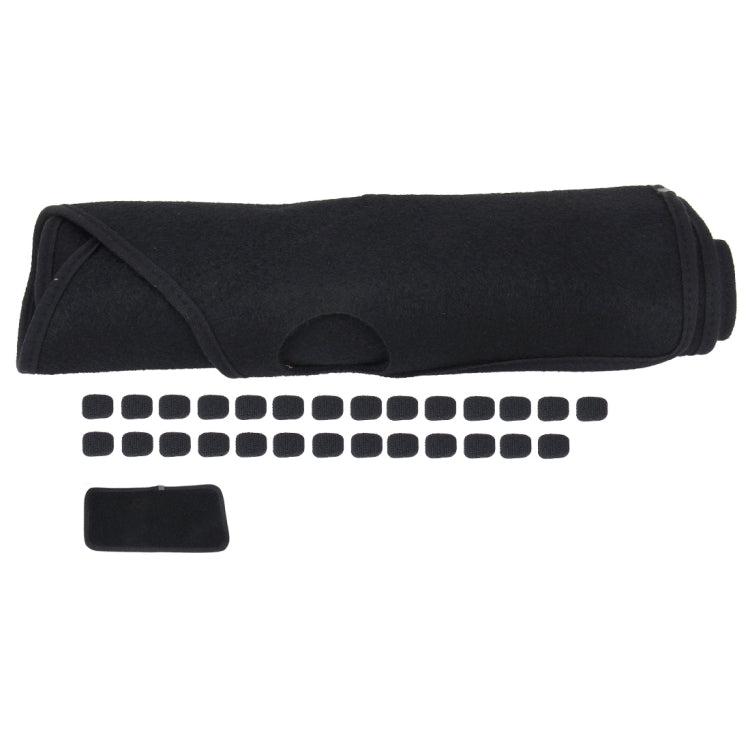 Left-hand Drive Dark Mat Car Dashboard Cover Car Light Pad Instrument Panel Sunscreen for Modern Accent (Please note the model and year), For Modern Accent