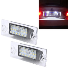 Load image into Gallery viewer, 2 PCS License Plate Light with 18  SMD-3528 Lamps for Audi，2W 120LM, DC12V (White Light), For Audi  with 18 SMD-3528 Lamps