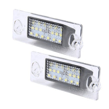 Load image into Gallery viewer, 2 PCS License Plate Light with 18  SMD-3528 Lamps for Audi，2W 120LM, DC12V (White Light), For Audi  with 18 SMD-3528 Lamps